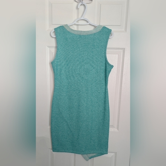 Snap Women's (Size Large) Green Sleeveless Dress - Picture 4 of 8